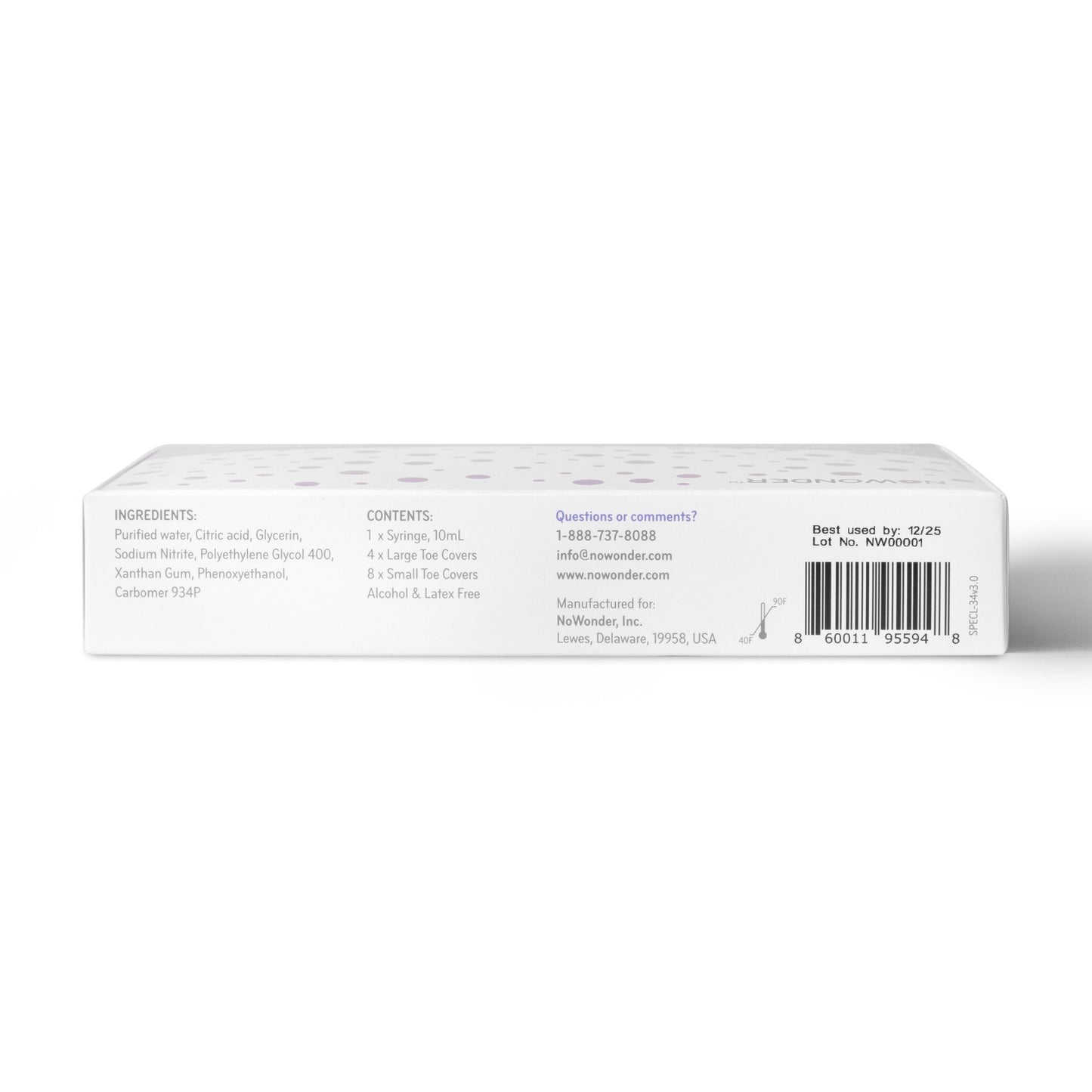Back of a product packaging with text and barcode on a white background