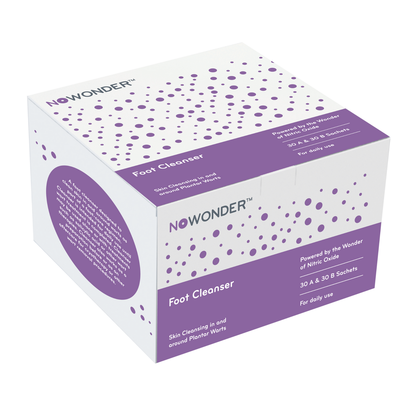 NoWonder Foot Cleanser refill box