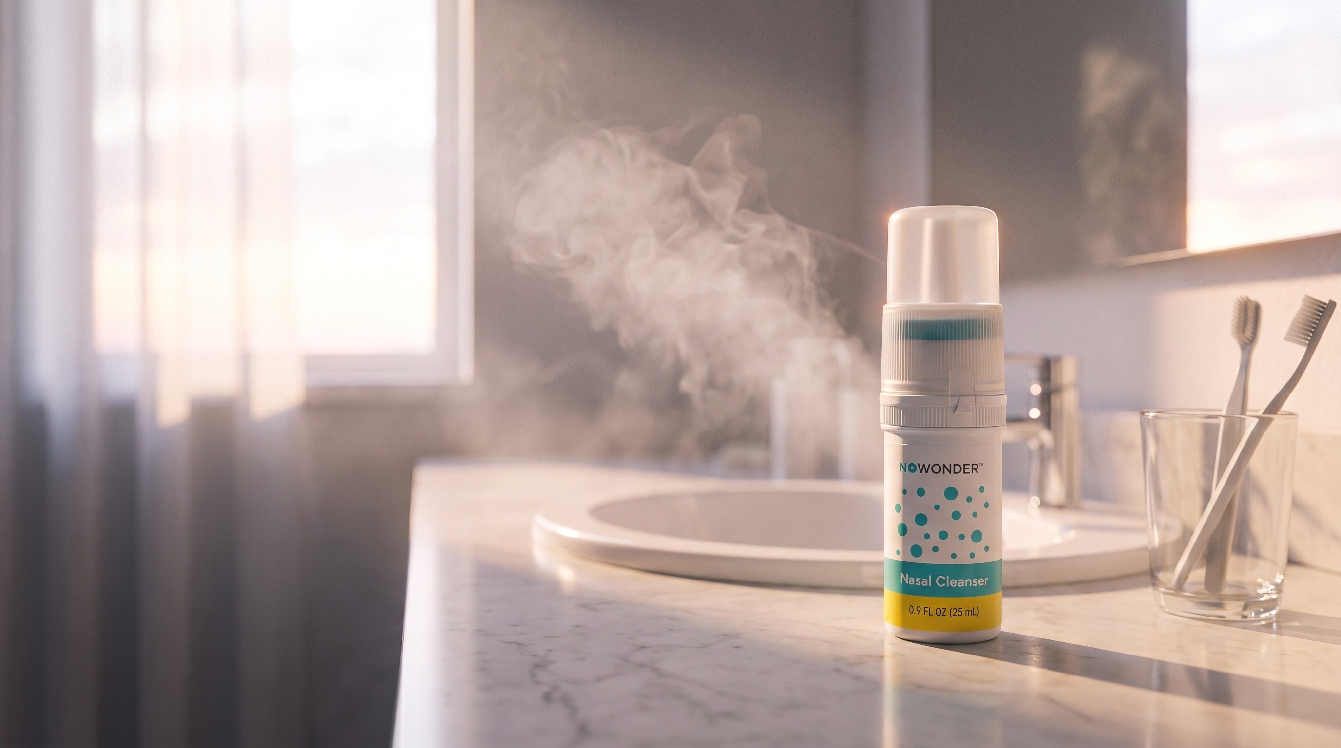 NOWonder Nasal Cleanser hero candidate C — counter level